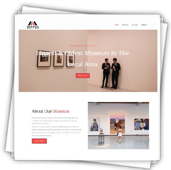 Museum Art Gallery Exhibition Templates